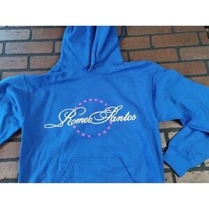 ROMEO SANTOS -‎ 2020 Inmortal Long Sleeve Pullover Blue Hoodie ~BRAND NEW~ S